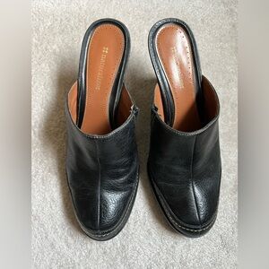 Naturalizer Women Leather Mule Clog Slip On Size 8.5